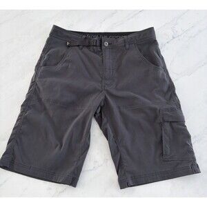 prAna Men's Stretch Zion Short Gray 33 Fargo